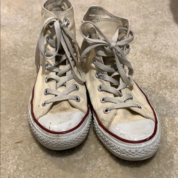 converse cream high